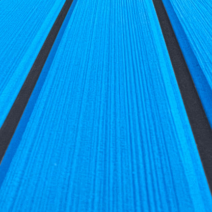 3M Self Adhesive EVA Foam Sheets - Blue and Black U Groove Boat Flooring HzKaiCun