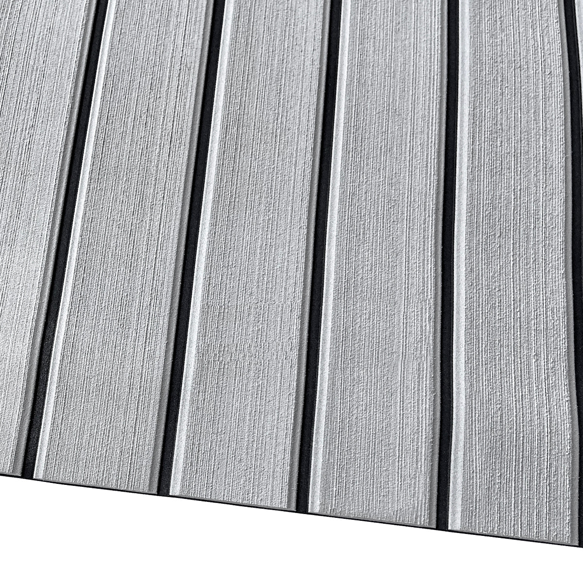 3M Self Adhesive EVA Foam Sheets - Light Gray and Black U Groove Boat Flooring