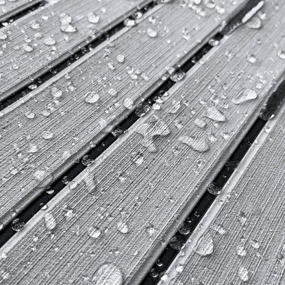 3M Self Adhesive EVA Foam Sheets - Light Gray and Black U Groove Boat Flooring HzKaiCun