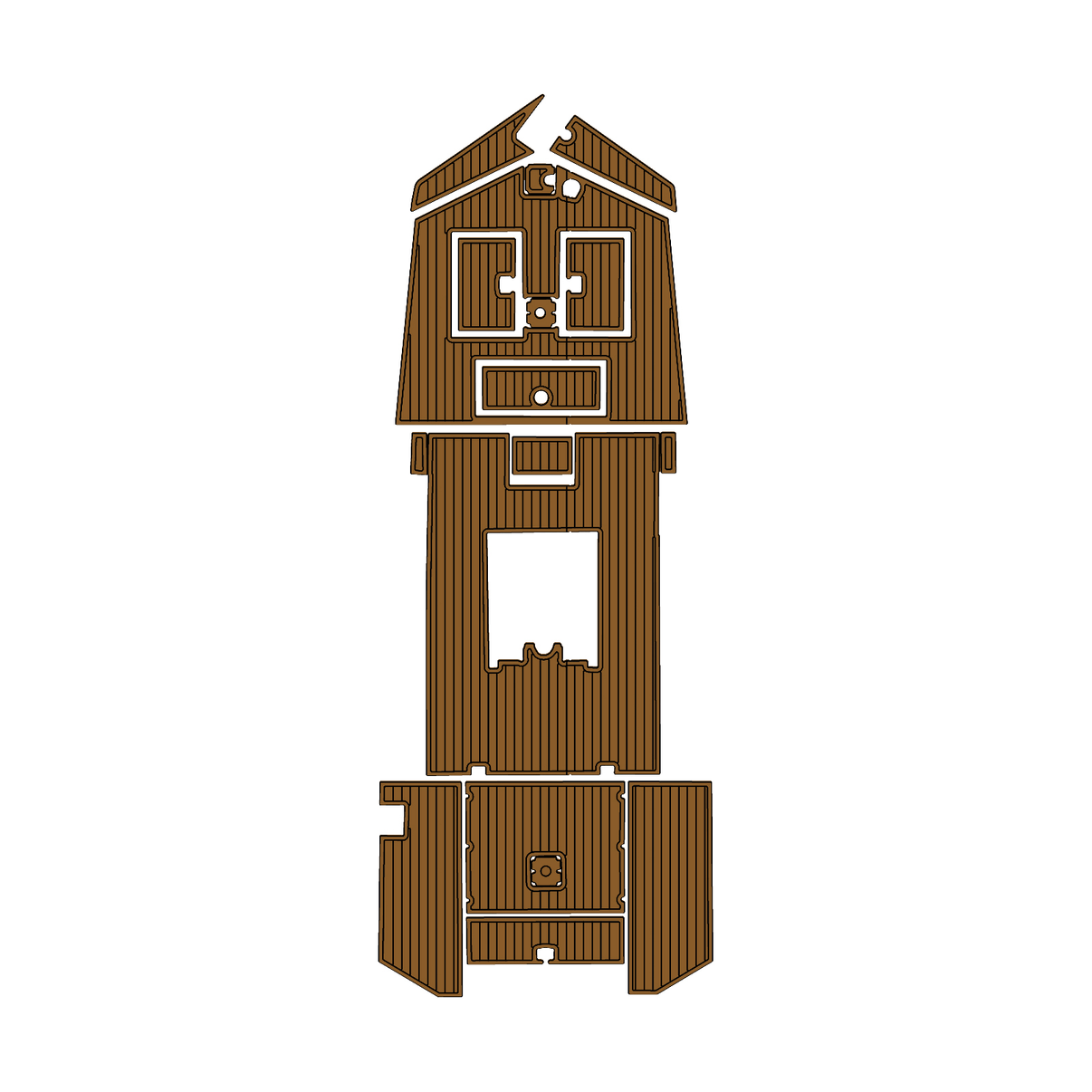 Custom "2022 Lowe Roughneck 1860" EVA Foam Boat Deck Mat Marine Flooring Marine Boat Decking Yacht Pad HzKaiCun