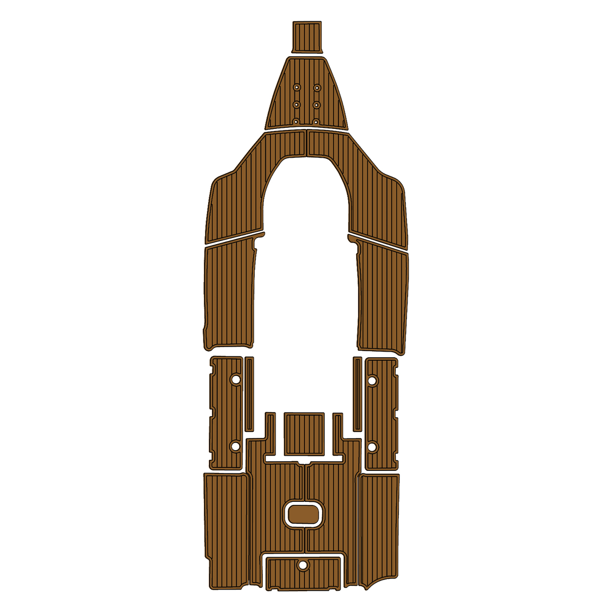 Custom "2022 Tidewater 272 CC" EVA Foam Boat Deck Mat Marine Flooring Marine Boat Decking Yacht Pad HzKaiCun