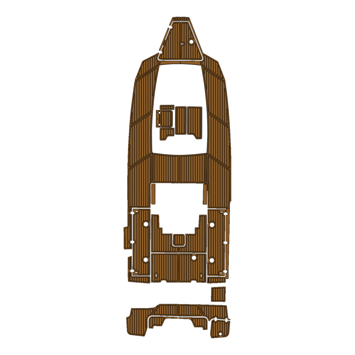 Custom "2023 Blackfin 302CC" EVA Foam Boat Deck Mat Marine Flooring Marine Boat Decking Yacht Pad HzKaiCun