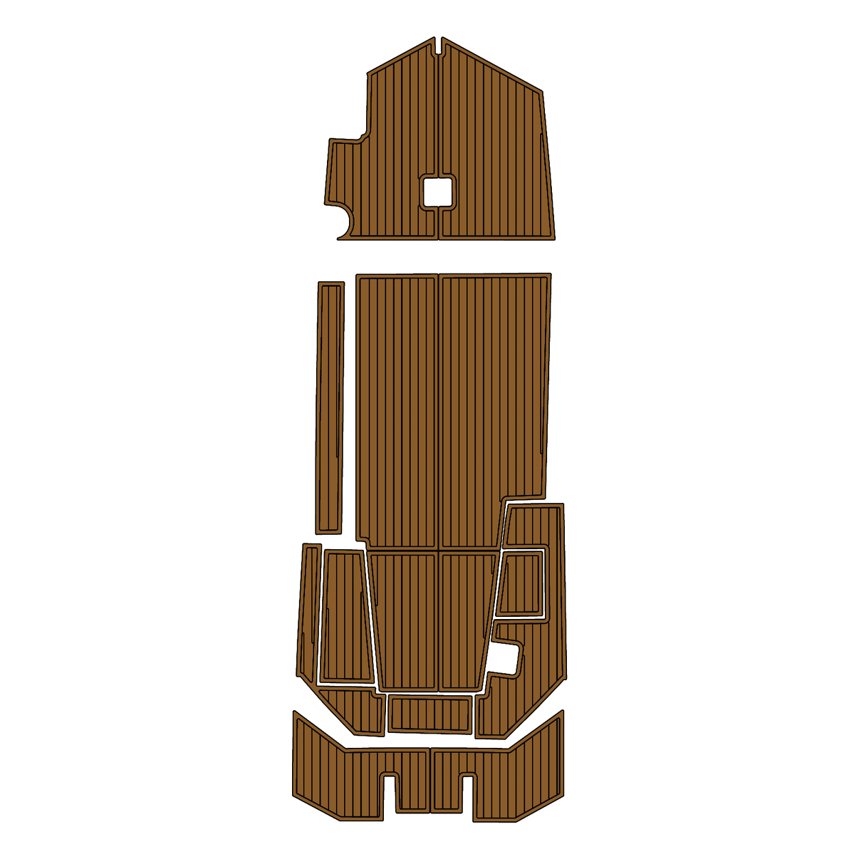 Custom "2023 Excel 1754 SW" EVA Foam Boat Deck Mat Marine Flooring Marine Boat Decking Yacht Pad HzKaiCun