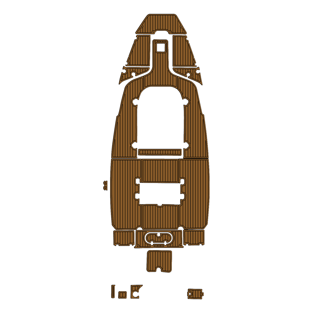 Custom "2023 Key West 219FS" EVA Foam Boat Deck Mat Marine Flooring Marine Boat Decking Yacht Pad HzKaiCun