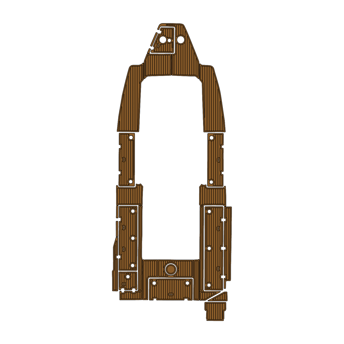 Custom "2023 Sea Fox Commander 328" EVA Foam Boat Deck Mat Marine Flooring Marine Boat Decking Yacht Pad HzKaiCun