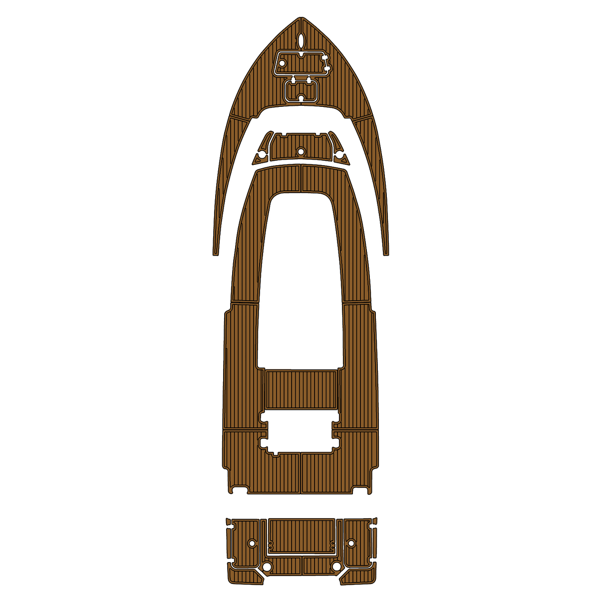 Custom "2023 Sportsman 247OE Bay Boat" EVA Foam Boat Deck Mat Marine Flooring Marine Boat Decking Yacht Pad HzKaiCun