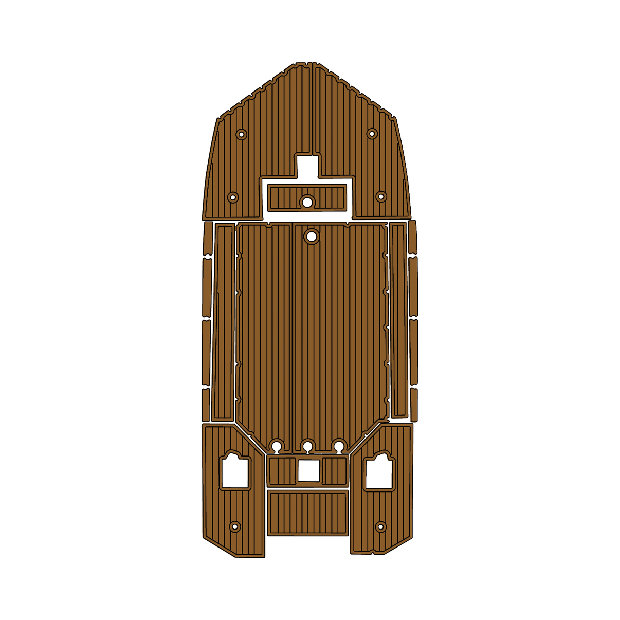 Custom "2023 Tracker 1564" EVA Foam Boat Deck Mat Marine Flooring Marine Boat Decking Yacht Pad HzKaiCun