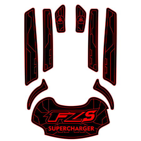 Custom 2009-2011 Yamaha FX HO Jet Ski EVA Traction Mats HzKaiCun