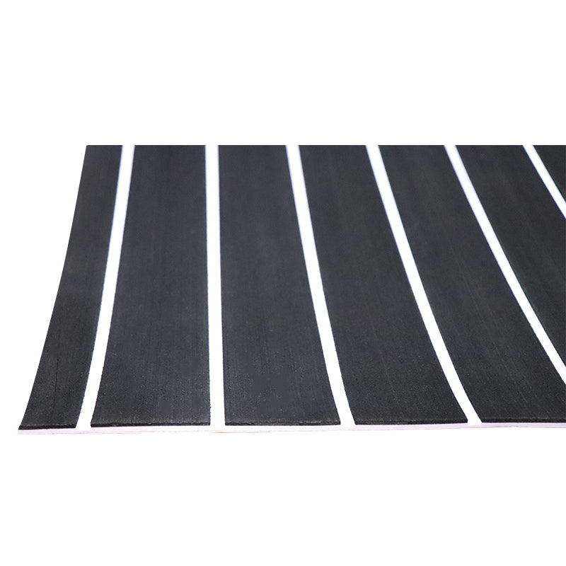 3M Self Adhesive EVA Foam Sheets - Black and White H Groove Boat Flooring