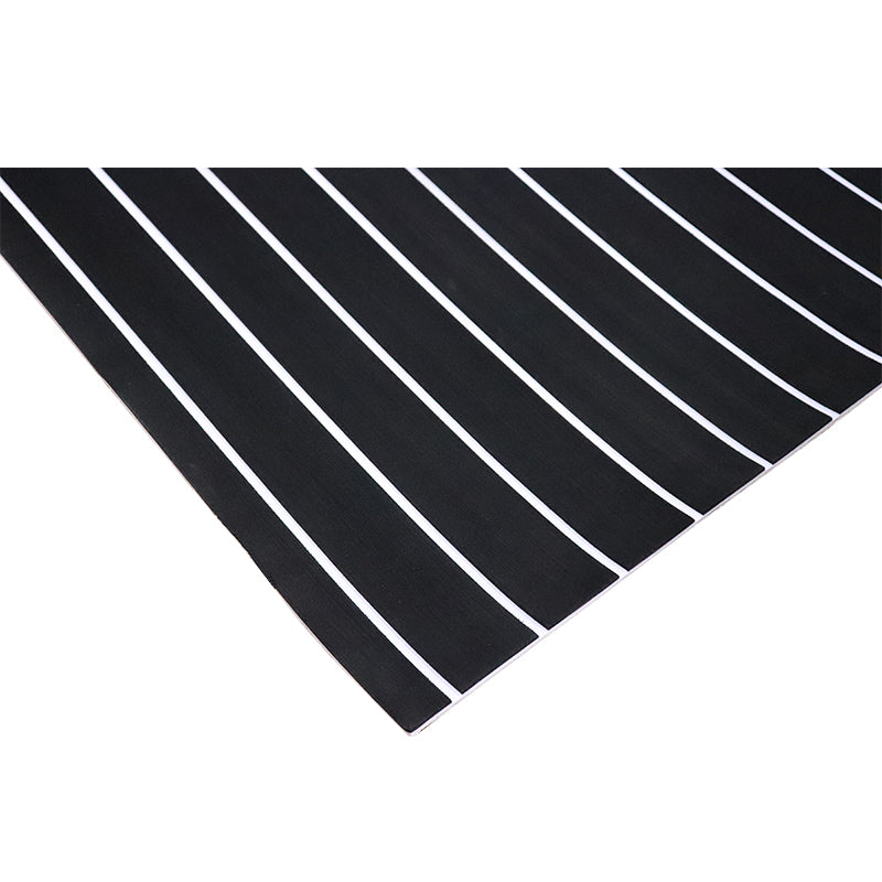 3M Self Adhesive EVA Foam Sheets - Black and White H Groove Boat Flooring