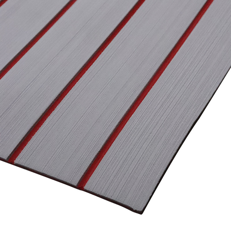 3M Self Adhesive EVA Foam Sheets - Light Gray and Red H Groove Boat Flooring HzKaiCun