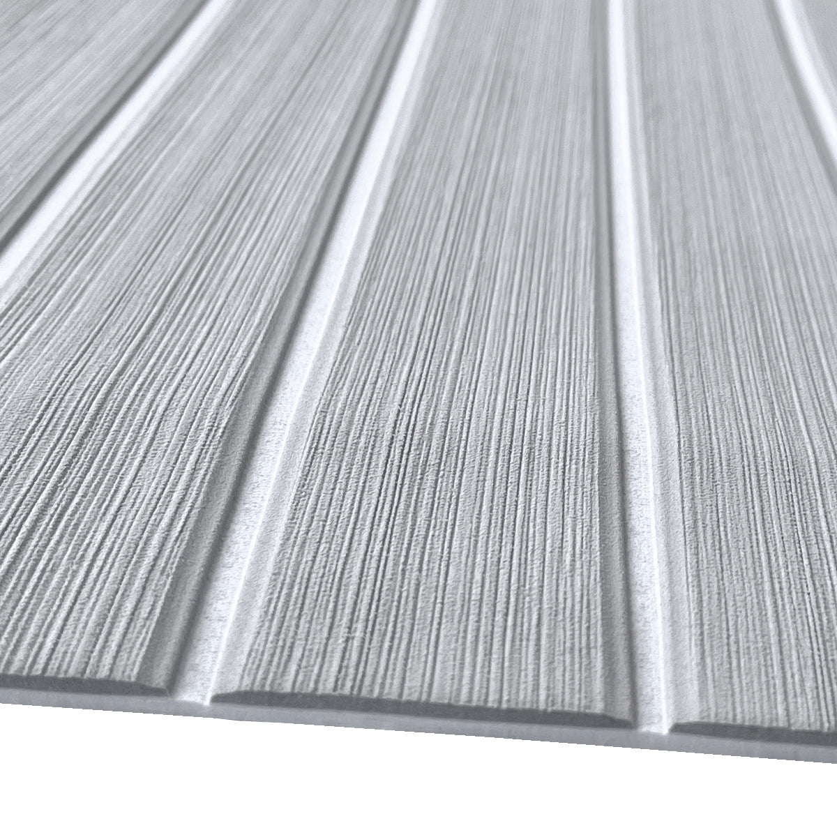 3M Self Adhesive EVA Foam Sheets - Light Gray and White U Groove Boat Flooring