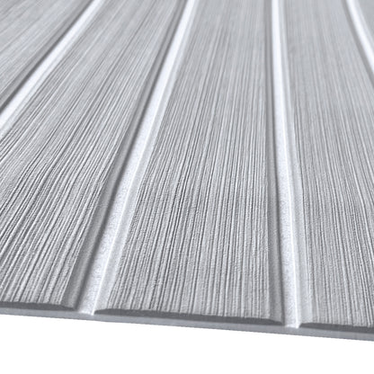 3M Self Adhesive EVA Foam Sheets - Light Gray and White U Groove Boat Flooring HzKaiCun