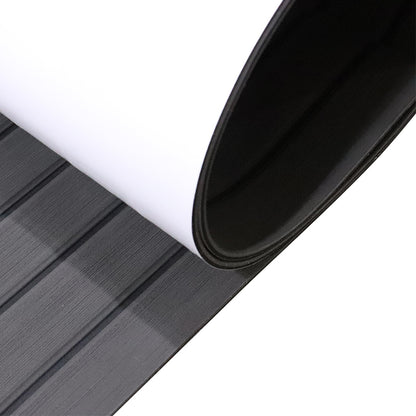 3M Self Adhesive EVA Foam Sheets - Dark Gray and Black U Groove Boat Flooring HzKaiCun