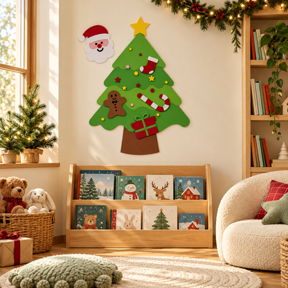 HzKaiCun DIY Christmas Tree Wall Decor – Self-Adhesive EVA Foam Kit
