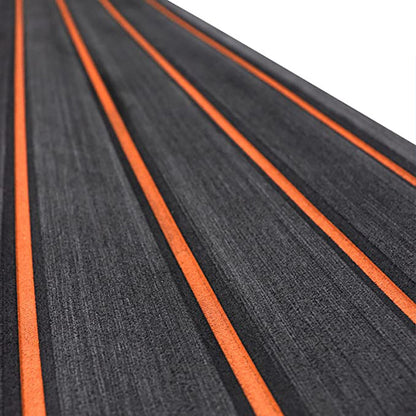 3M Self Adhesive EVA Foam Sheets - Black and Orange U Groove Boat Flooring HzKaiCun
