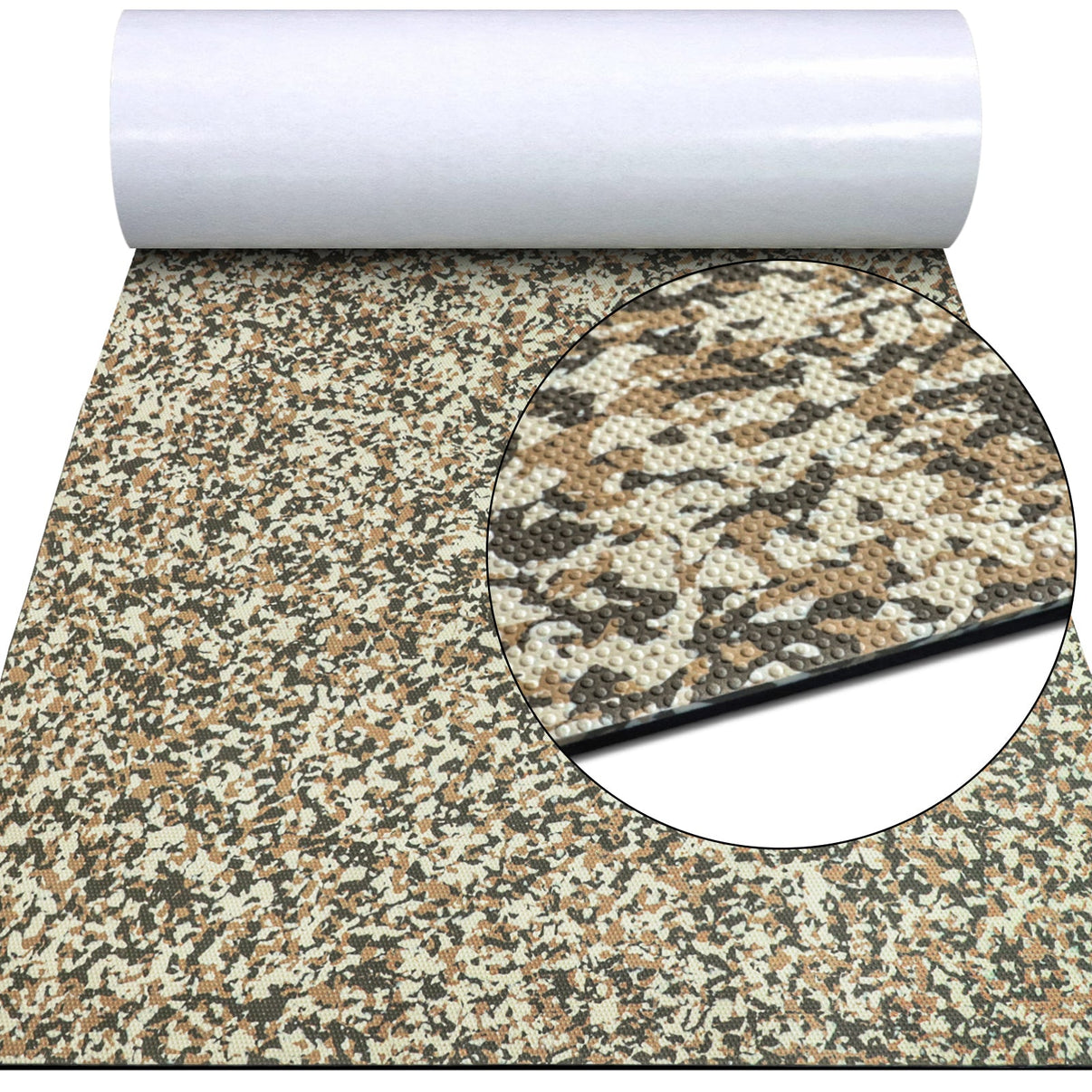 3M Self Adhesive EVA Foam Sheets - Desert Camo Hot Pressed Dots Boat Mat Marine Decking HzKaiCun
