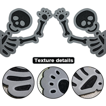 Skeleton EVA Foam Decorative Stickers – Self-Adhesive Decals for Doors, Windows & More HzKaiCun