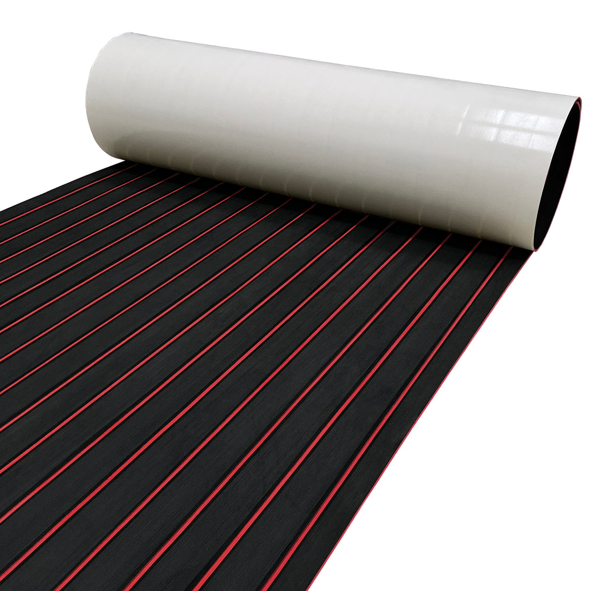3M Self Adhesive EVA Foam Sheets - Black and Red U Groove Boat Flooring HzKaiCun