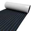 3M Self Adhesive EVA Foam Sheets - Black and Blue U Groove Boat Flooring