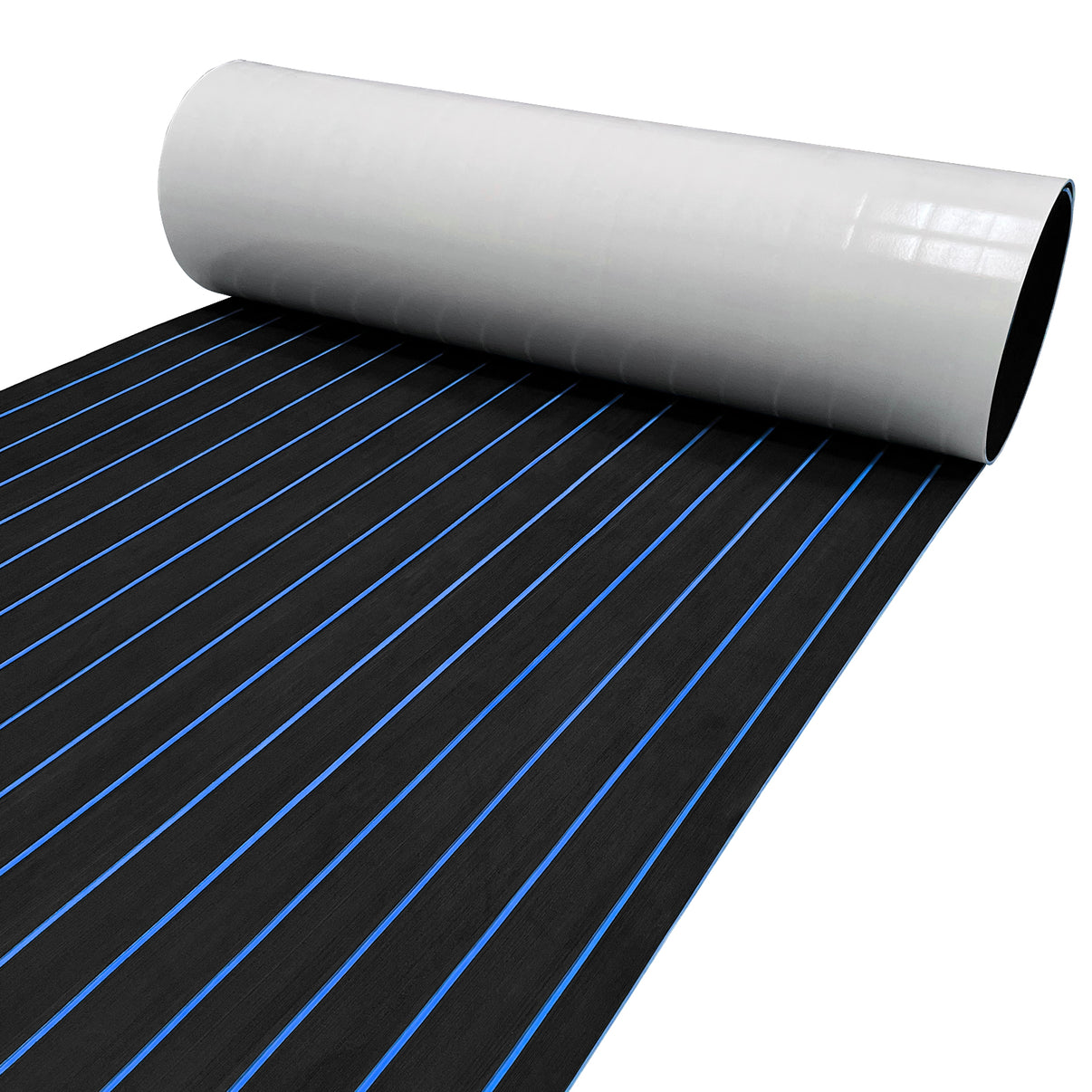 3M Self Adhesive EVA Foam Sheets - Black and Blue U Groove Boat Flooring HzKaiCun