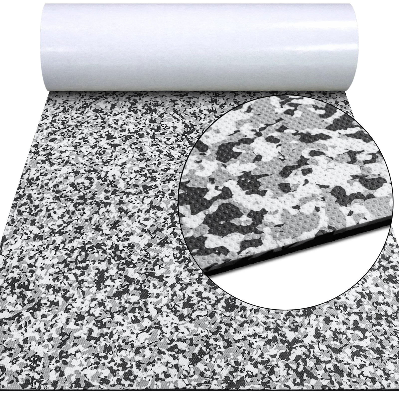 EVA Foam Sheets - Snow Camo Hot Pressed Dots Boat Mat Marine Decking HzKaiCun
