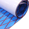 3M Self Adhesive EVA Foam Sheet - Blue and Red Large Diamond Boat Flooring Marine Decking