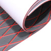 3M Self Adhesive EVA Foam Sheet - Dark Gray and Red Large Diamond Boat Flooring Marine Decking