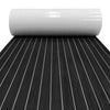 3M Self Adhesive EVA Foam Sheets - Black and Gary U Groove Boat Flooring