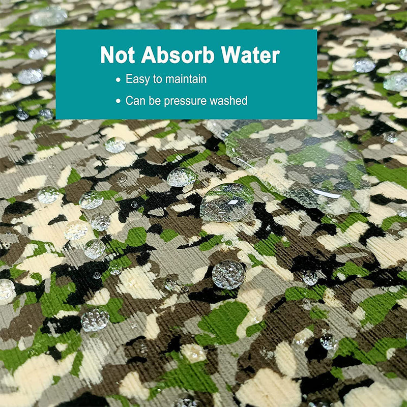 3M Self Adhesive EVA Foam Sheets - Forest Camo Brushed Boat Flooring Marine Decking HzKaiCun