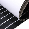 3M Self Adhesive EVA Foam Sheets - Black and White U Groove Boat Flooring