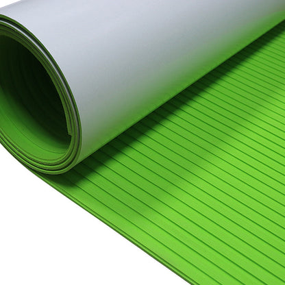3M Self Adhesive EVA Foam Sheets - Green Deep Striped Groove Boat Flooring HzKaiCun