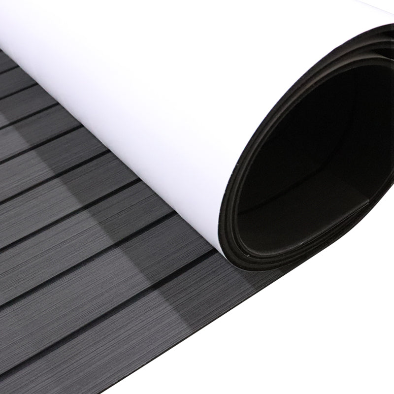 3M Self Adhesive EVA Foam Sheets - Dark Gray and Black H Groove Boat Flooring HzKaiCun