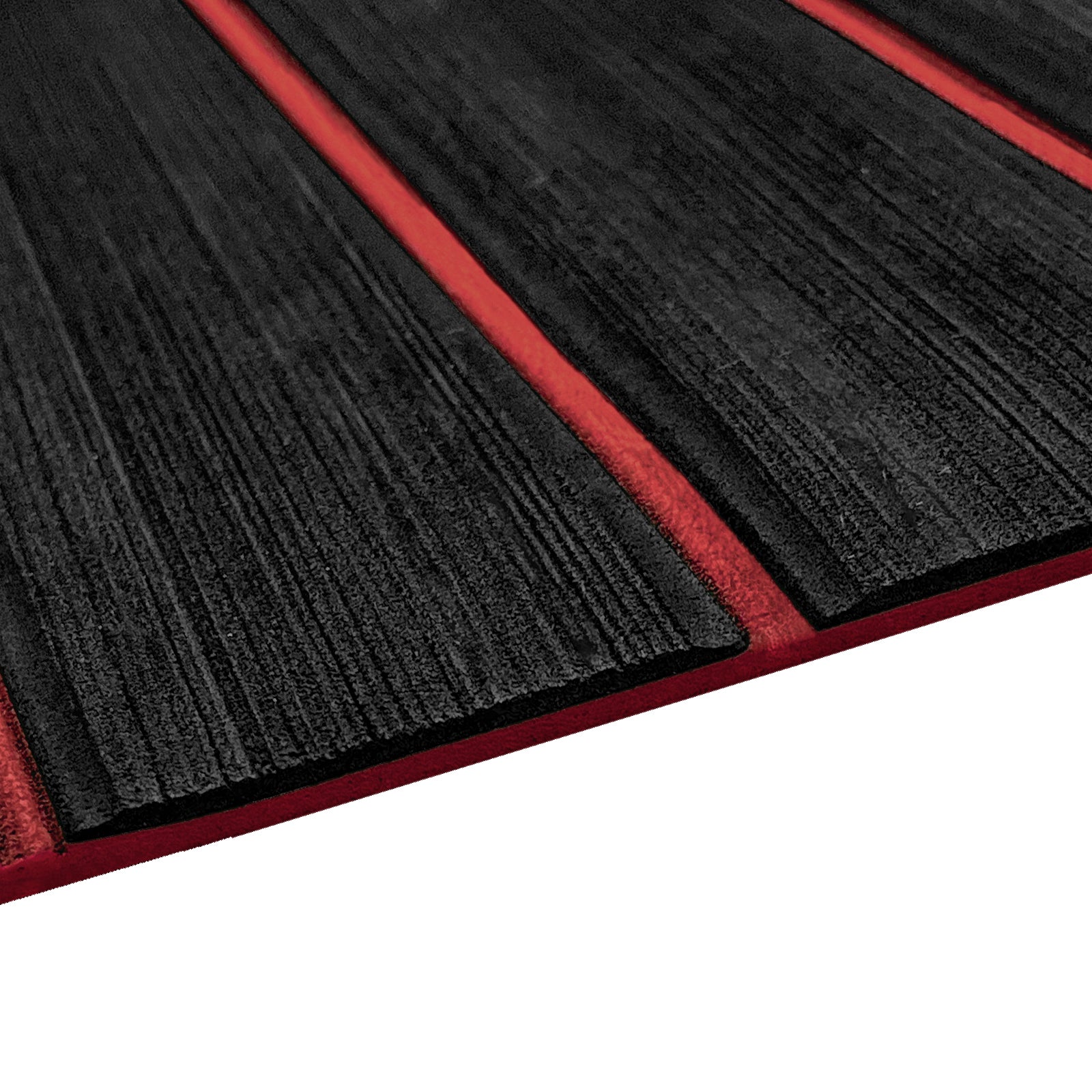 3M Self Adhesive EVA Foam Sheets - Black and Red U Groove Boat Flooring HzKaiCun