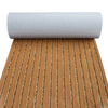 3M Self Adhesive EVA Foam Sheets - Light Brown and Forest Camo Faux Teak U Groove Boat Flooring