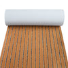 3M Self Adhesive EVA Foam Sheets - Light Brown and Ocean Camo Faux Teak U Groove Boat Flooring