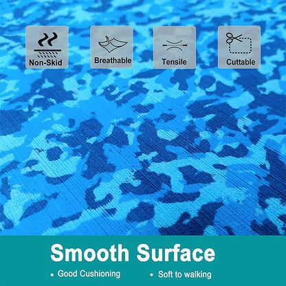 3M Self Adhesive EVA Foam Sheets - Ocean Camo Brushed Boat Flooring Marine Decking HzKaiCun