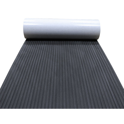 3M Self Adhesive EVA Foam Sheets - Dark Gray Striped Groove Boat Flooring HzKaiCun