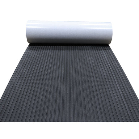 3M Self Adhesive EVA Foam Sheets - Dark Gray Striped Groove Boat Flooring HzKaiCun