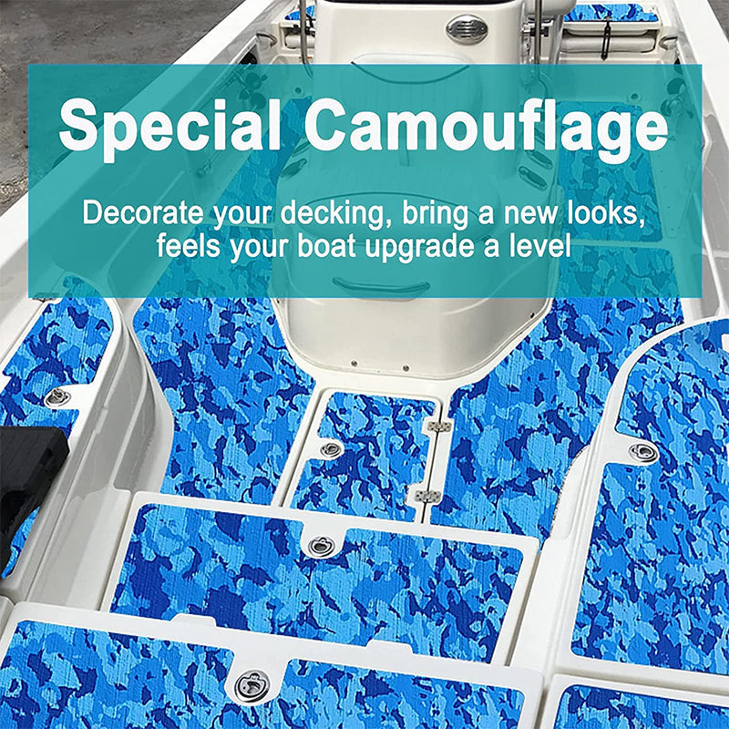 3M Self Adhesive EVA Foam Sheets - Ocean Camo Brushed Boat Flooring Marine Decking HzKaiCun