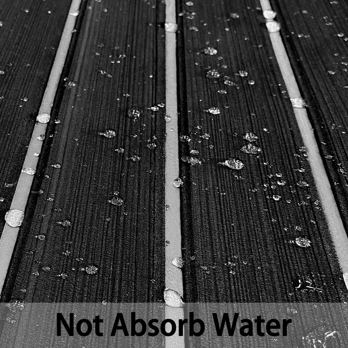 3M Self Adhesive EVA Foam Sheets - Black and Gary U Groove Boat Flooring HzKaiCun