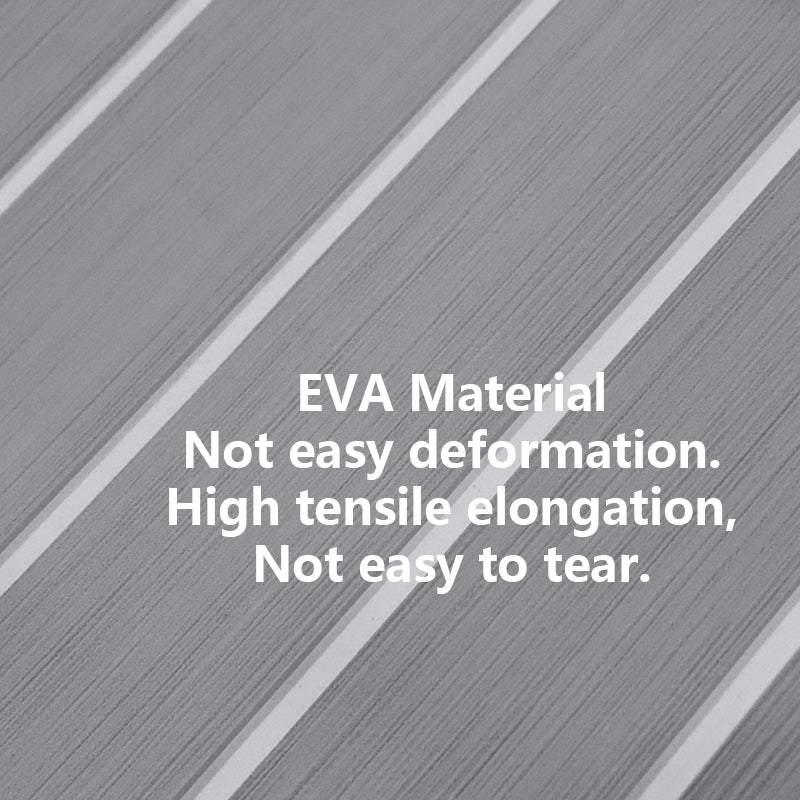 3M Self Adhesive EVA Foam Sheets - Light Gray and White H Groove Boat Flooring HzKaiCun