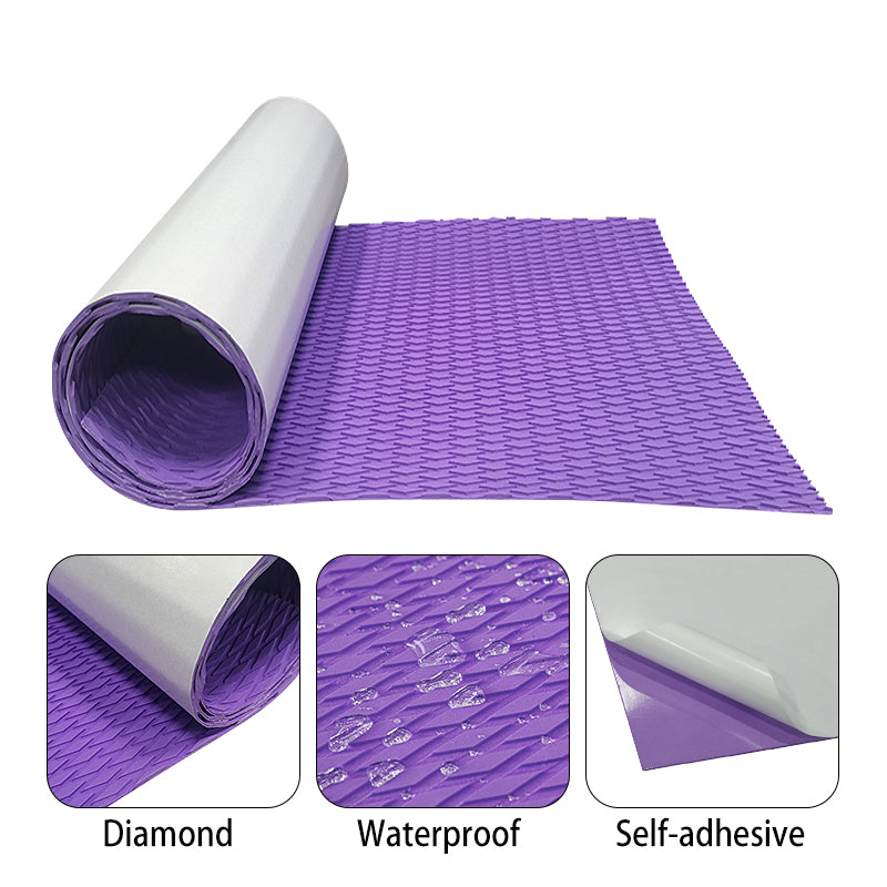 3M Self Adhesive EVA Foam Sheets - Purple Small Diamond Boat Flooring Marine Decking HzKaiCun