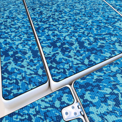 3M Self Adhesive EVA Foam Sheets - Ocean Camo Hot Pressed Dots Boat Mat Marine Decking HzKaiCun