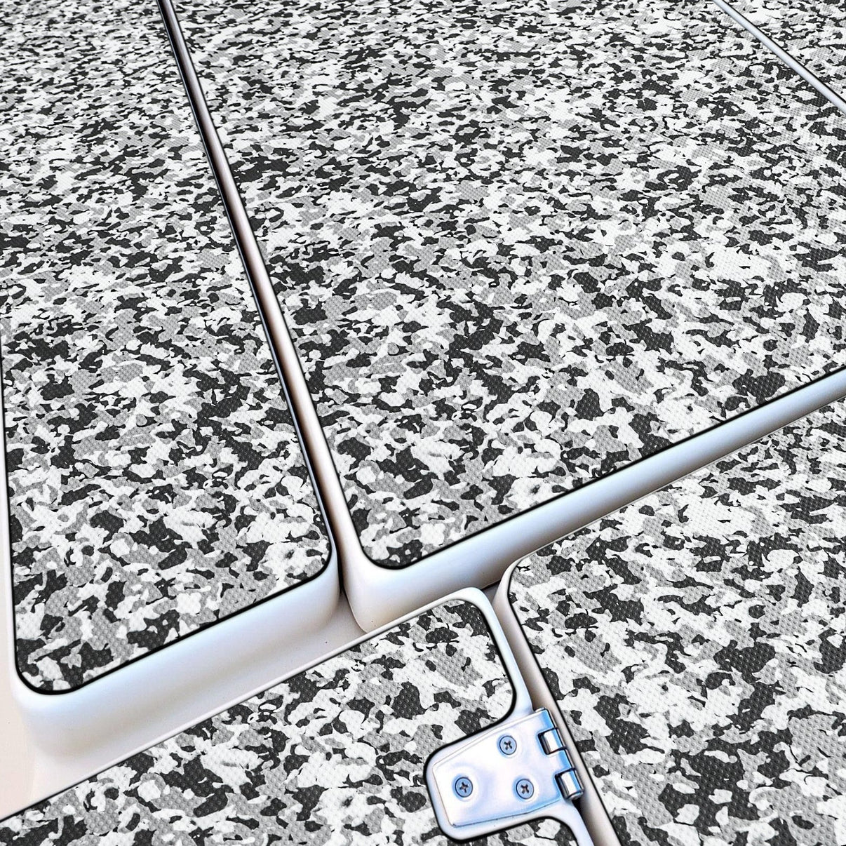 3M Self Adhesive EVA Foam Sheets - Snow Camo Hot Pressed Dots Boat Mat Marine Decking HzKaiCun
