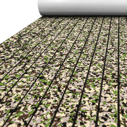 3M Self Adhesive EVA Foam Sheets - Forest Camo and Black H Groove Boat Flooring HzKaiCun