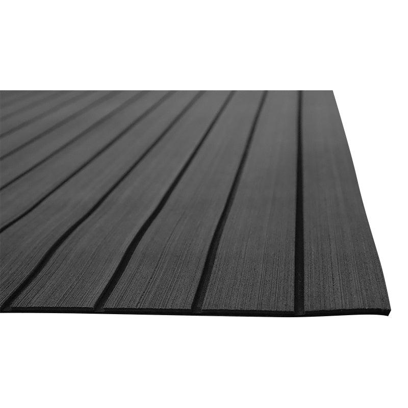 3M Self Adhesive EVA Foam Sheets - Dark Gray and Black H Groove Boat Flooring