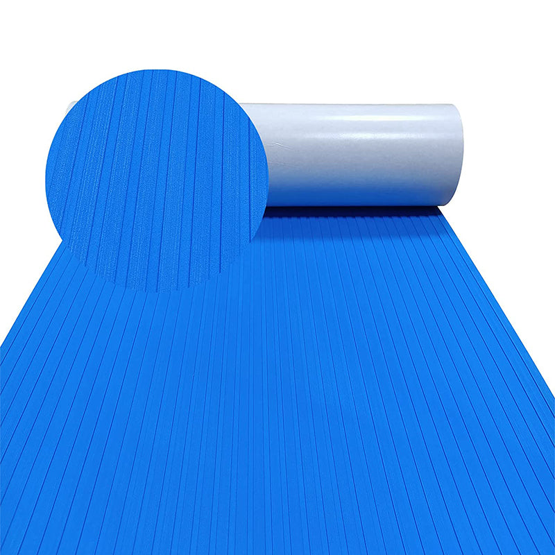 3M Self Adhesive EVA Foam Sheets - Dark Blue Deep Striped Groove Boat Flooring HzKaiCun
