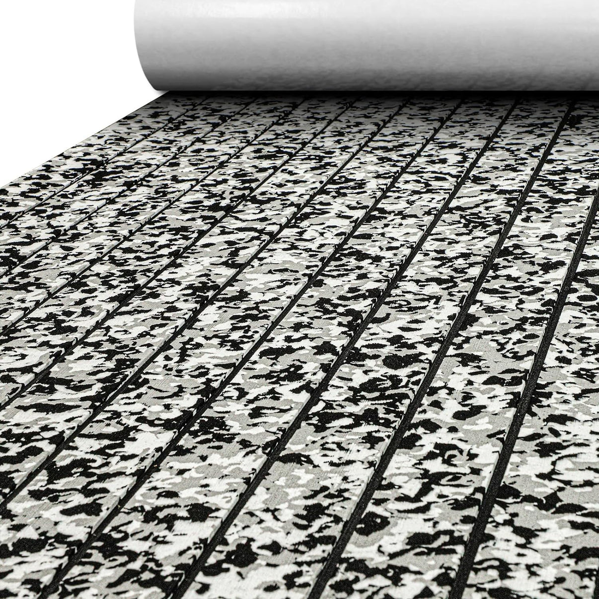3M Self Adhesive EVA Foam Sheets - Snow Camo and Black H Groove Boat Flooring HzKaiCun
