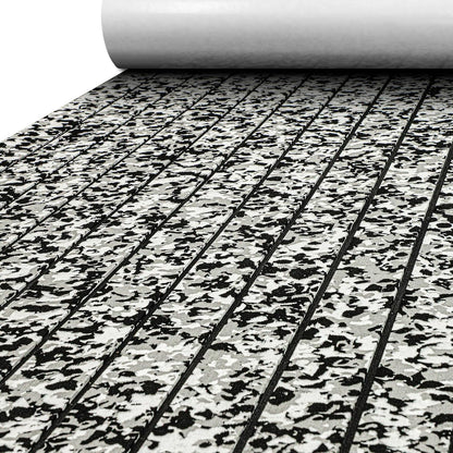 3M Self Adhesive EVA Foam Sheets - Snow Camo and Black H Groove Boat Flooring HzKaiCun